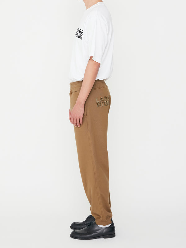 Embroidery  Logo  Sweatpants Coyote