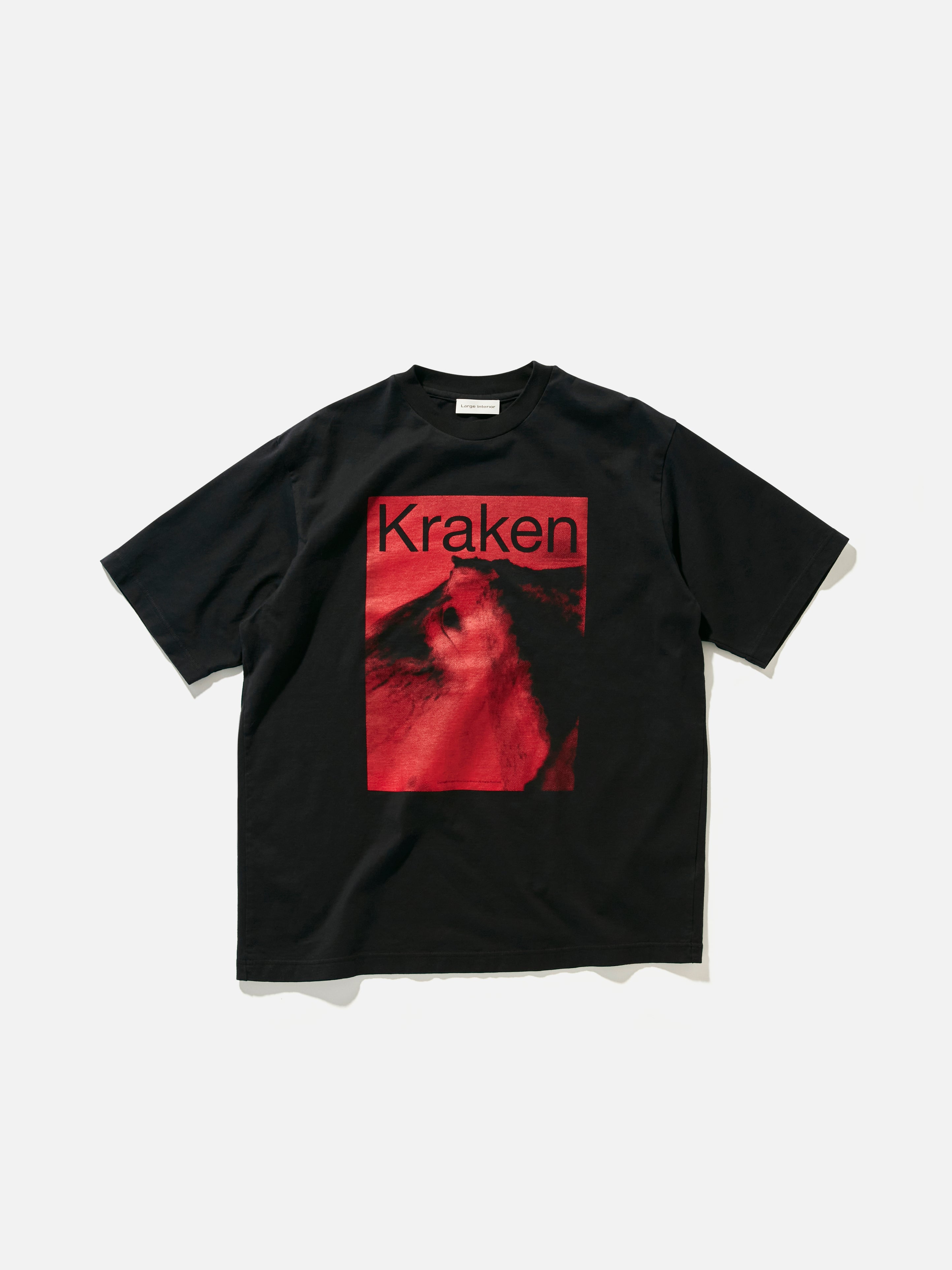 Large Interior ラージインテリア Tシャツ タグ付 Kraken Kraken T-shirt Black – Large Interior