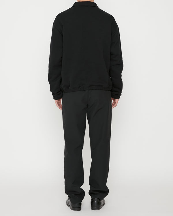 Half Zip Sweat shirt Black