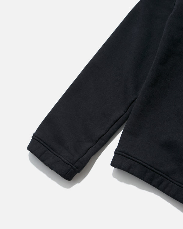Half Zip Sweat shirt Black