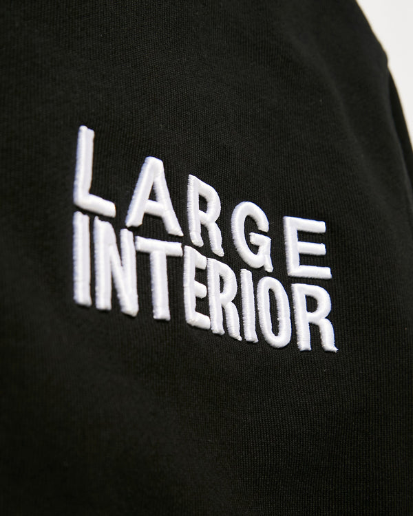 Embroidery Logo Crewneck Black
