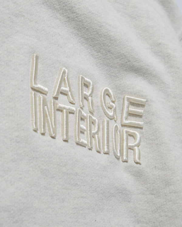 Embroidery Logo Crewneck Oatmeal